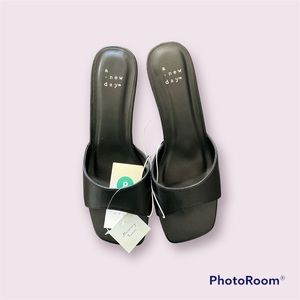 Brand new! A New Day Lindie Heels Black Memory Foam size 8 ✨✨